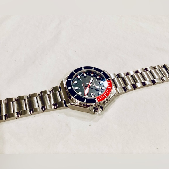 Spinnaker Dumas Automatic Soda Blue Watch SP-5081-JJ 44mm Dive Watch - Picture 10 of 16